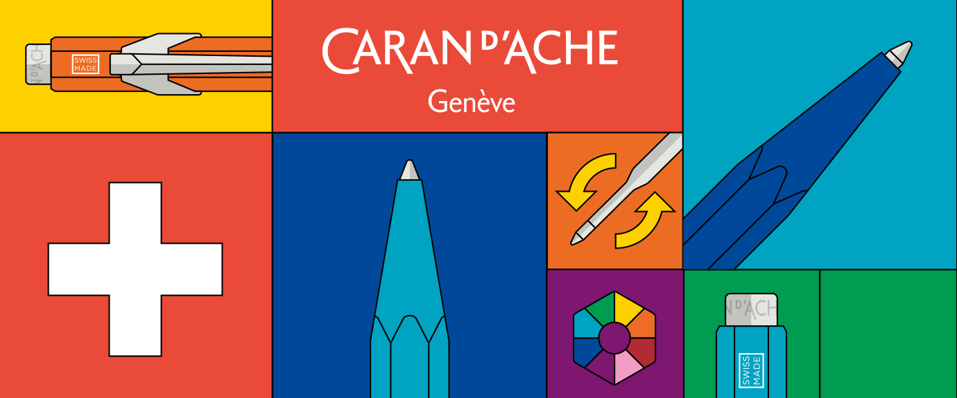 Caran d'Ache 849 reservoarpenna  - Reservoarpenna (F-Fint) - Unikt skrivverktyg
