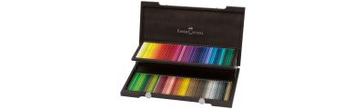Faber Castell colored pencil Polychromos wooden case à 120 pieces Compendium