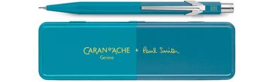 Caran d'Ache 849 PAUL SMITH Cyan Blue/Steel Blue Mechanical Pencil 