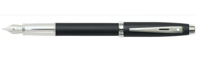 Sheaffer 100 Matte Black CT Fountain Pen-Fine